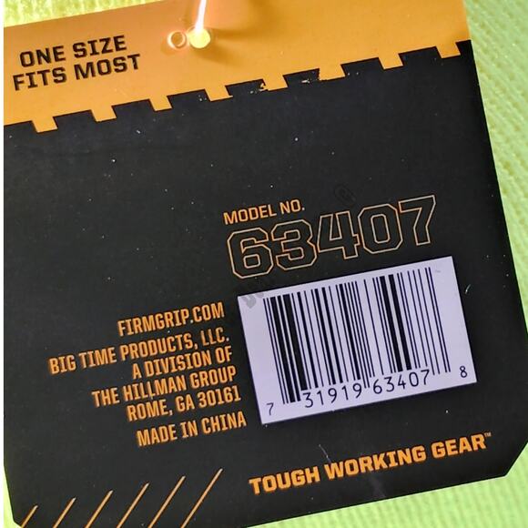 Firm Grip High Vis Work Cap, Beanie, Knitted Beanie, Yellow, 100% Acrylic - Picture 4 of 7